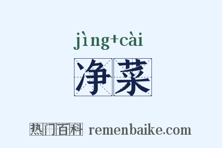 净菜是什么意思的图片